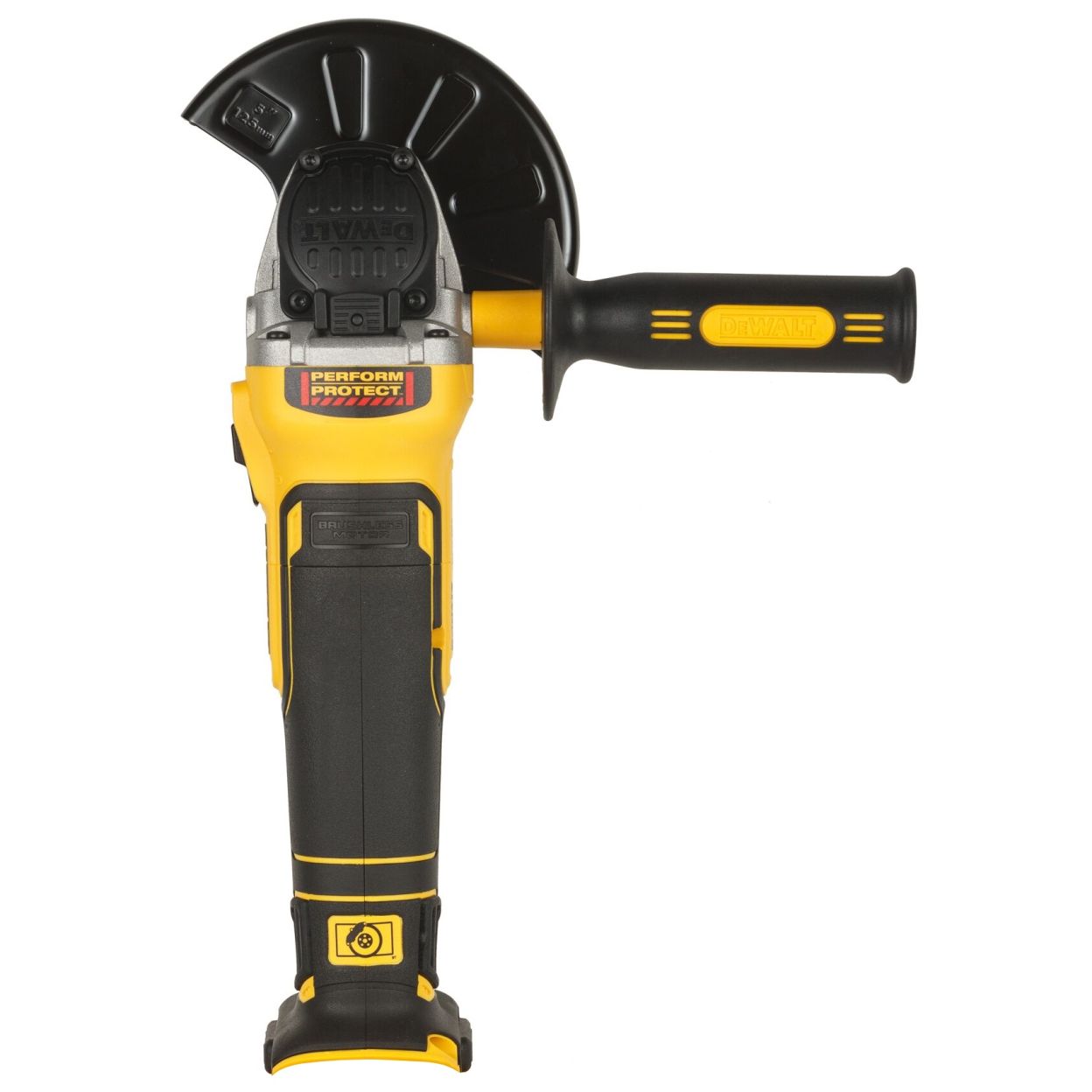 Аккумуляторная угловая шлифмашина DEWALT DCG405P1, 18 В, 125 мм, 9000 об/мин, с АКБ 5 Ач и ЗУ (DCG405P1N-XJ)