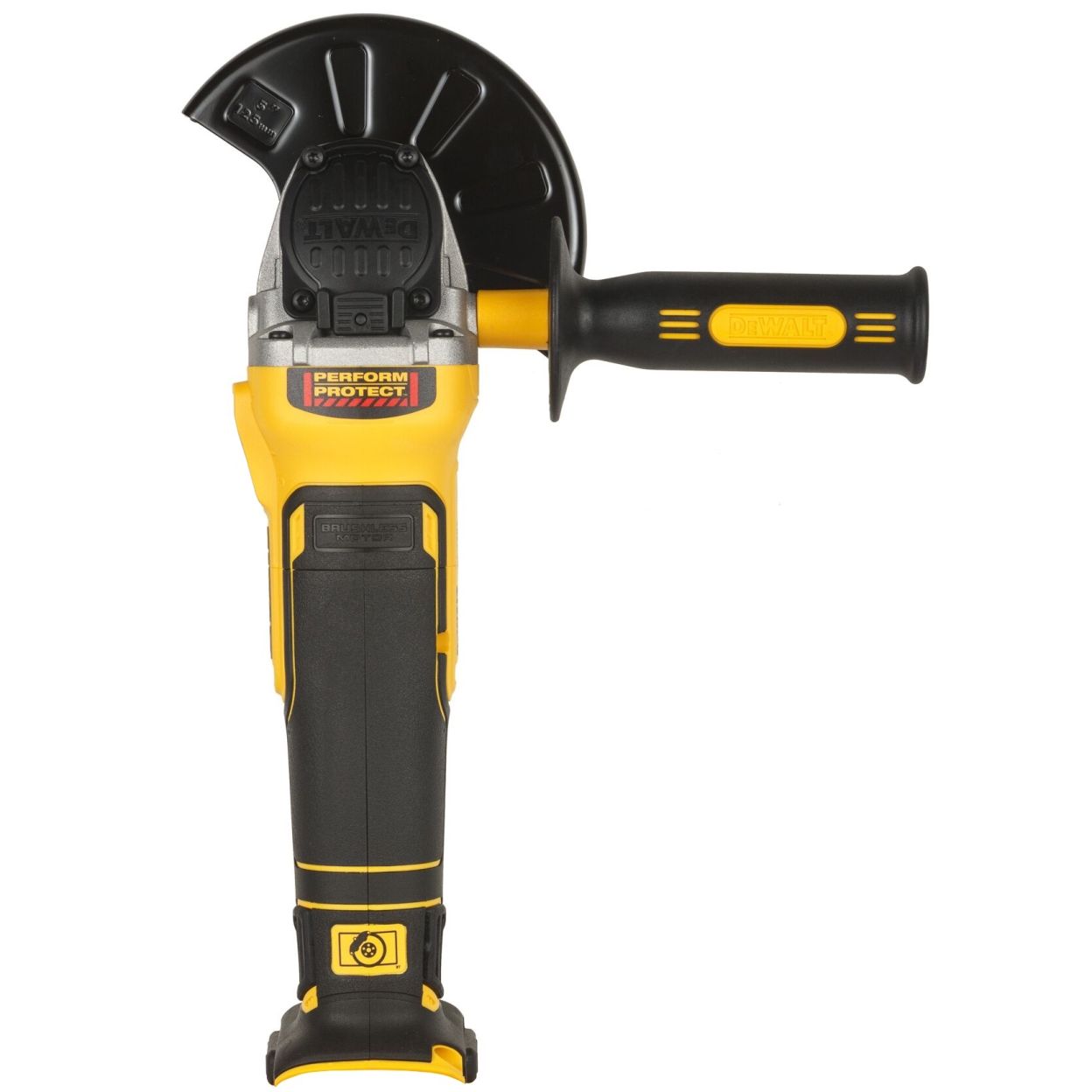 Аккумуляторная угловая шлифмашина DEWALT DCG406NT, 18 В, 125 мм, 9000 об/мин, без АКБ и ЗУ, в кейсе TSTAK (DCG406NT-XJ)