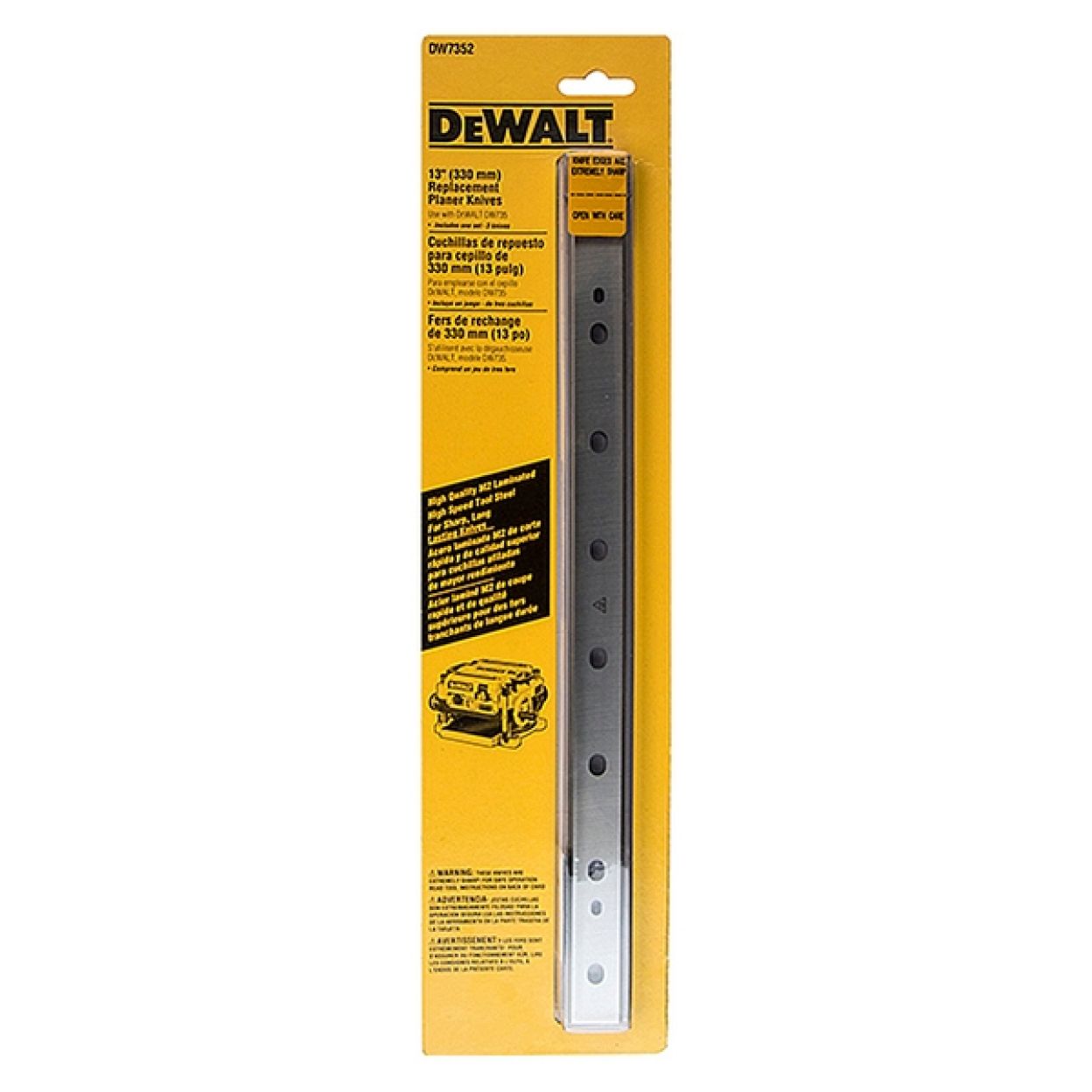 Сменные ножи (3 шт.) для рейсмуса DW735 DEWALT DW7352