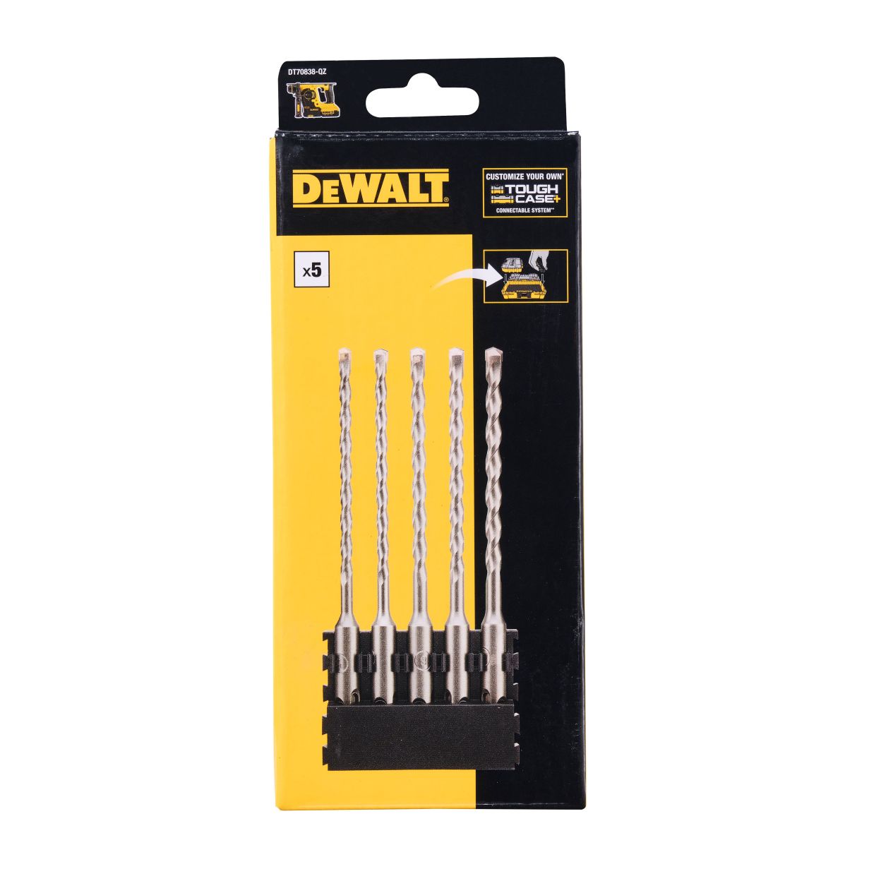 Набор сверл по бетону DEWALT DT70838, 5-7 мм, 5 шт. (DT70838-QZ)