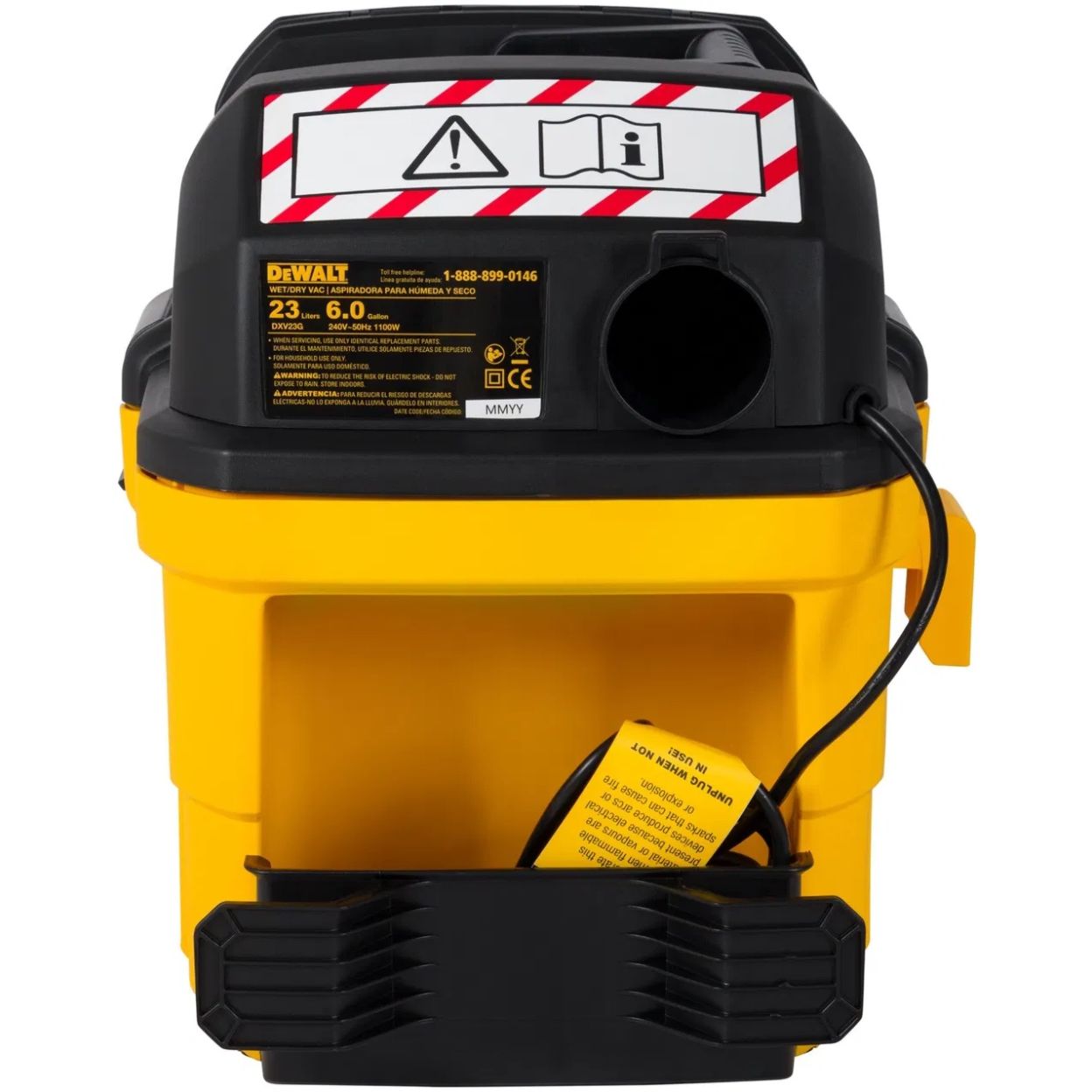 Строительный пылесос DEWALT DXV23G, 1100 Вт, 23 л