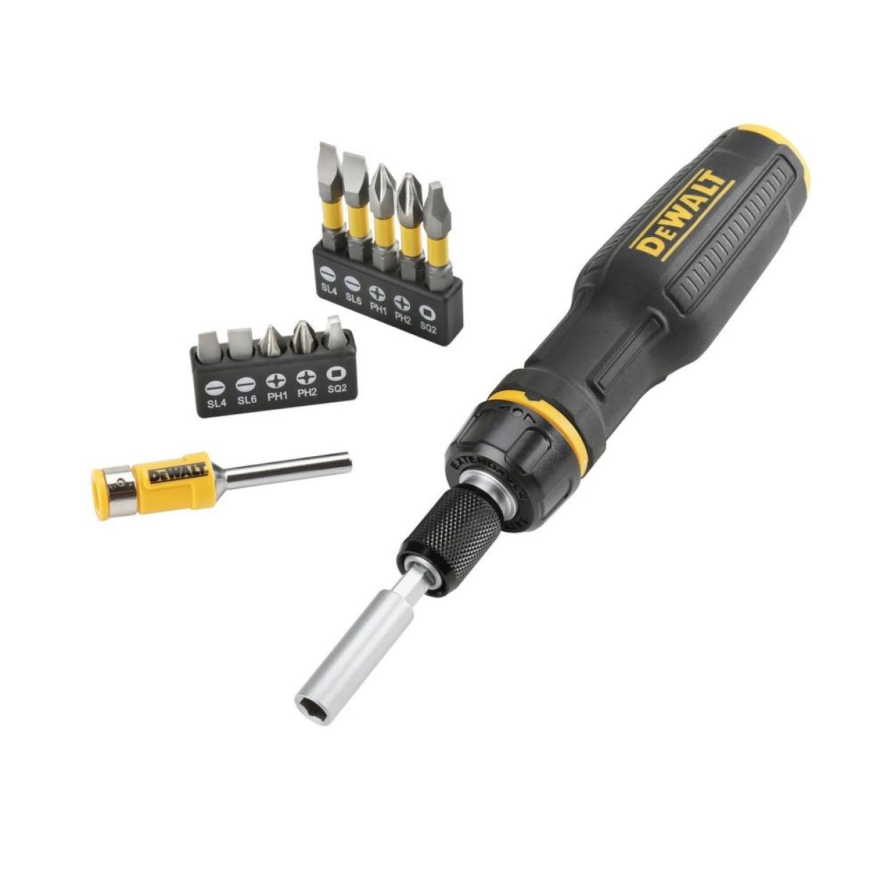 Отвертка с 10 вставками DEWALT DWHT0-66567