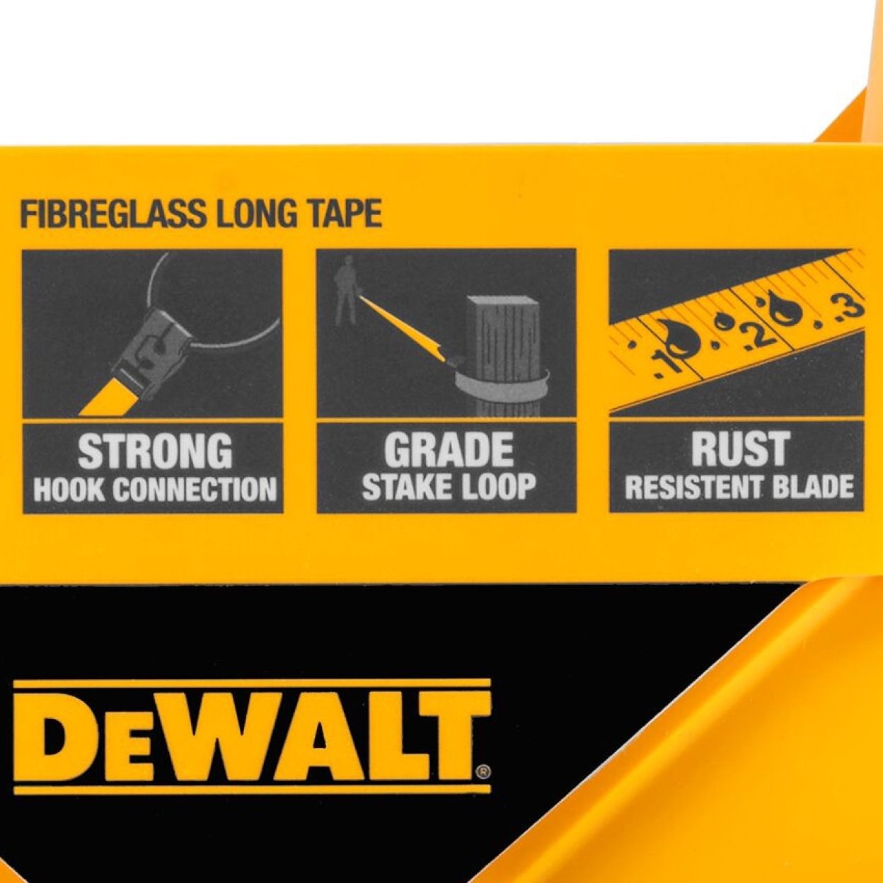 Длинная рулетка DEWALT DWHT34218-0, 30 м