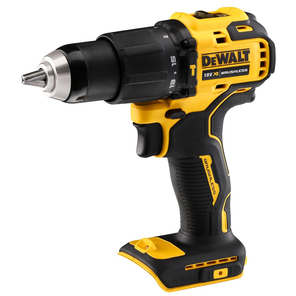 Аккумуляторная дрель-шуруповерт DEWALT DCD709N, 18 В, 1650 об/мин, 28050 уд/мин, без АКБ и ЗУ (DCD709N-XJ)
