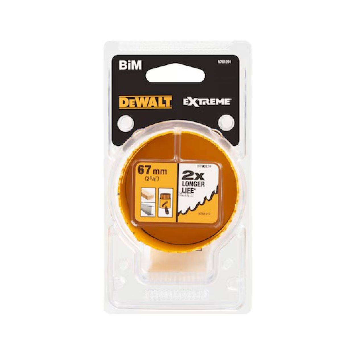 Коронка DEWALT DT90326, 67 мм, 1 шт. (DT90326-QZ)