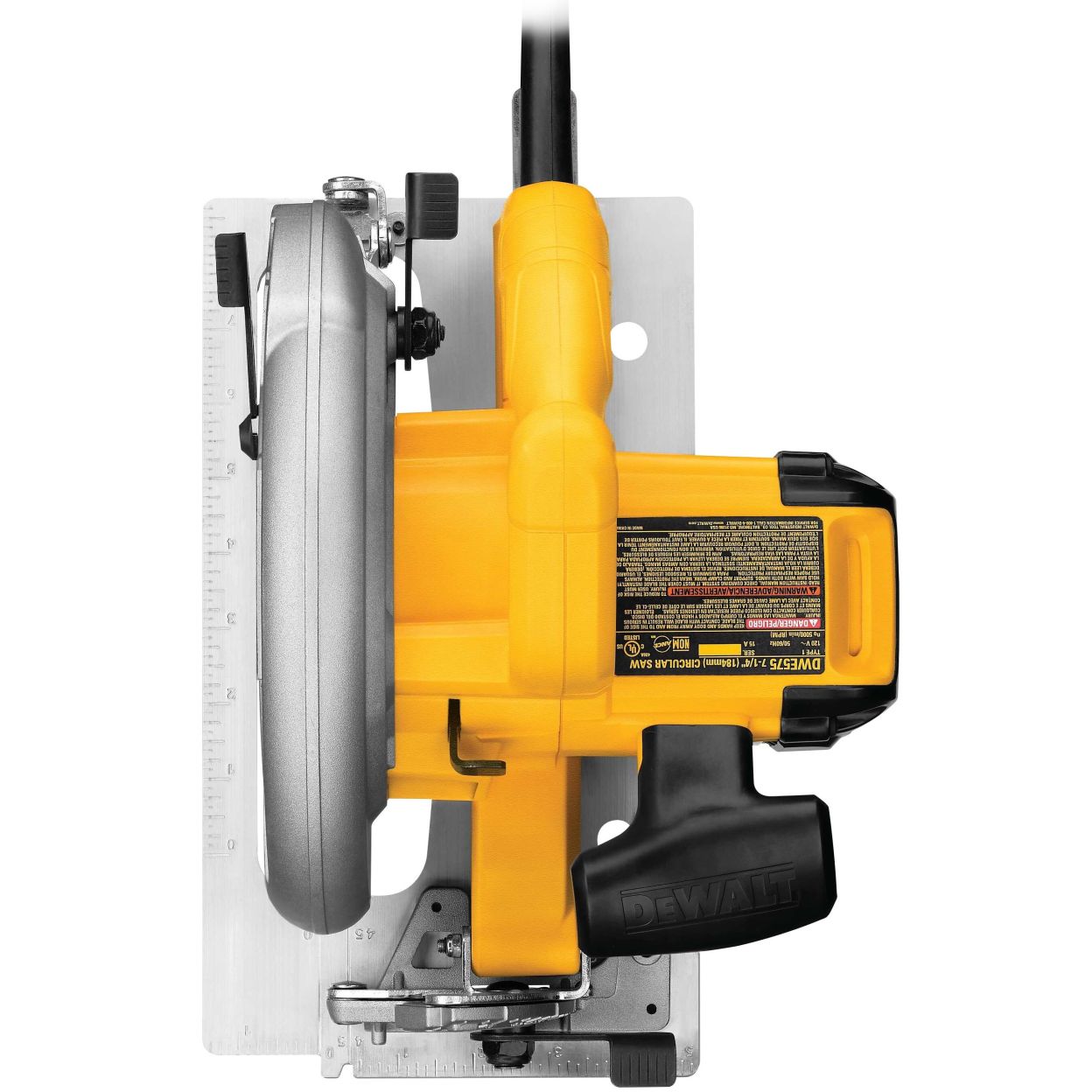 Дисковая пила DEWALT DWE575K, 1600 Вт, 190 мм, 5200 об/мин, в кейсе (DWE575K-QS)