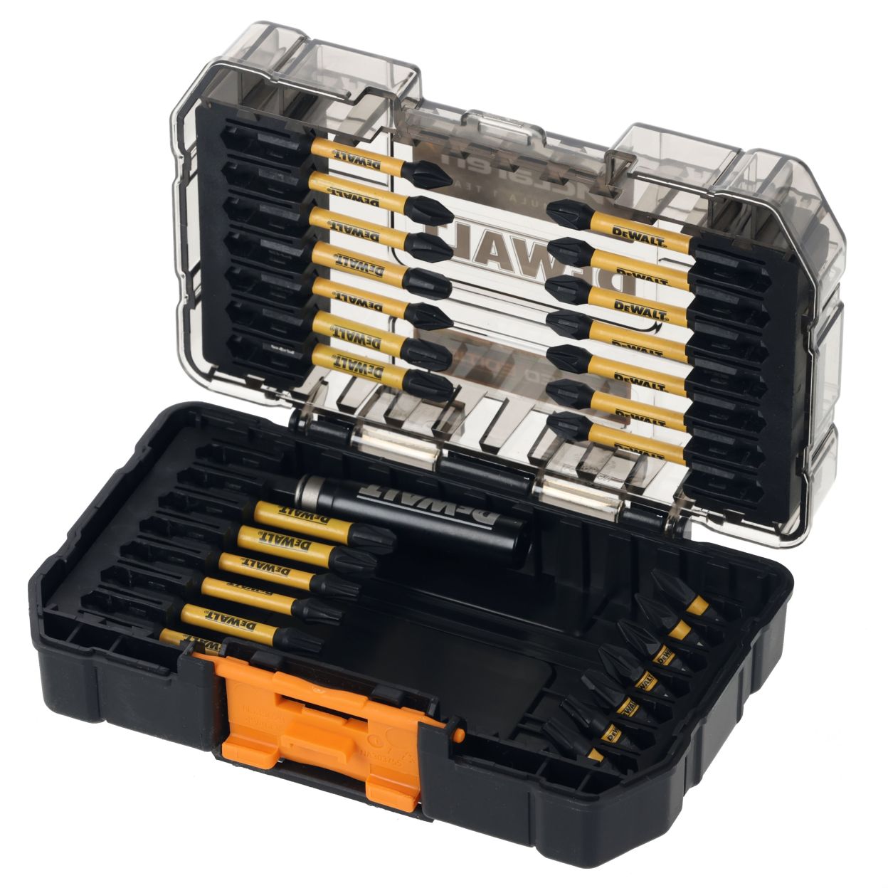Набор бит DEWALT McLaren Limited Edition DT70902T, PH/PZ/Torx, 25/57 мм, 28 шт. (DT70902T-QZ)