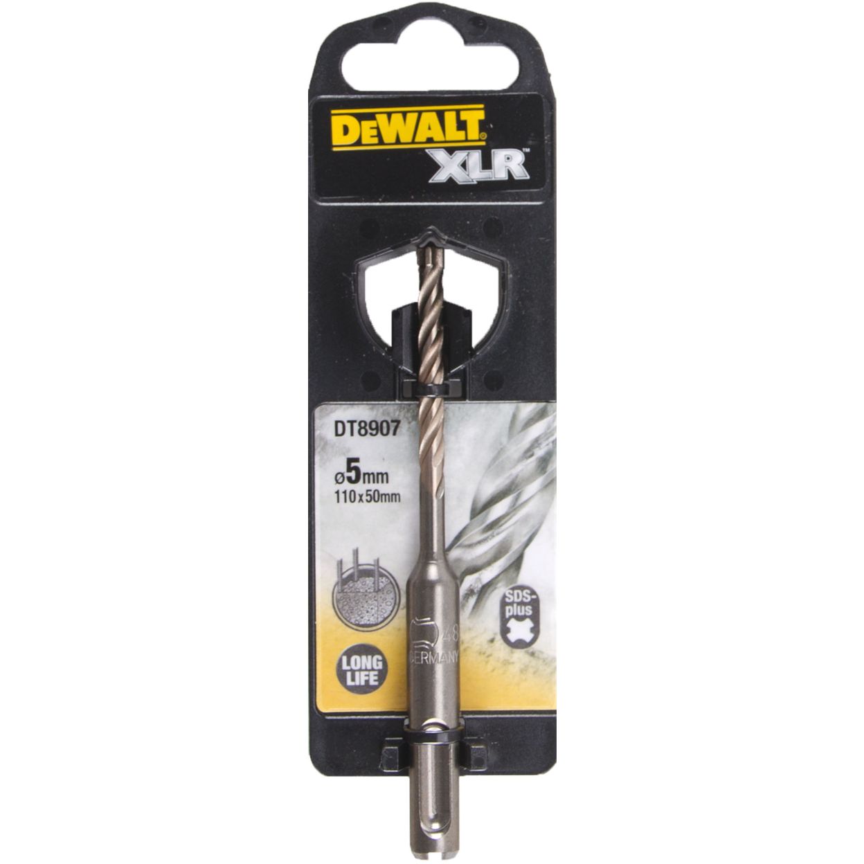 Бур DEWALT XLR, DT8907, SDS-Plus, 5 x 110 x 50