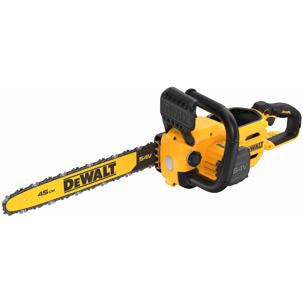 Аккумуляторная цепная пила DEWALT DCMCS574X1, 54 В, 45 см, 15 м/с, с АКБ 3 Ач и ЗУ (DCMCS574X1-QW)