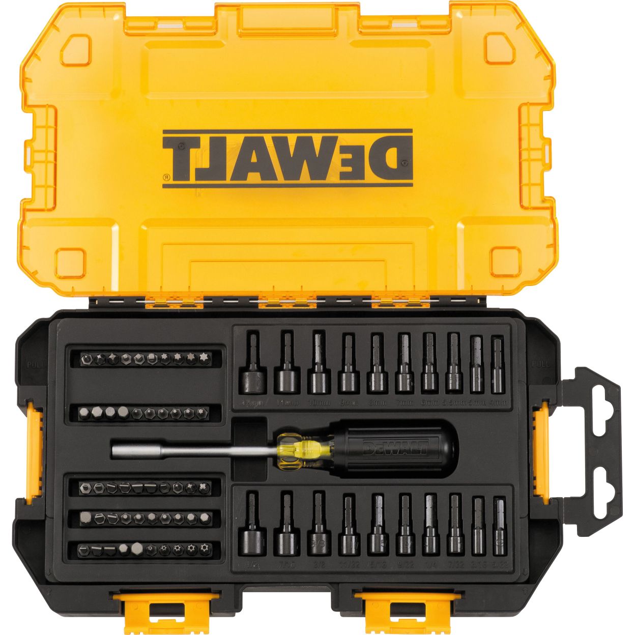 Набор бит и торцевых головок DEWALT DWMT73808, 71 шт., в кейсе