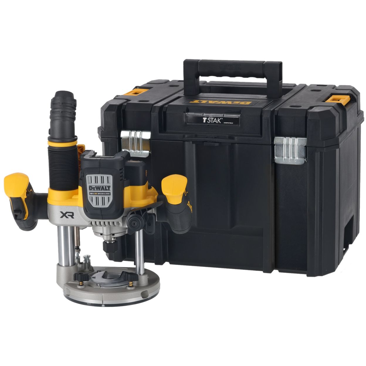 Аккумуляторный фрезер DEWALT DCW620NT, 18 В, 23000 об/мин, 70 мм, без АКБ и ЗУ, в кейсе TSTAK (DCW620NT-XJ)