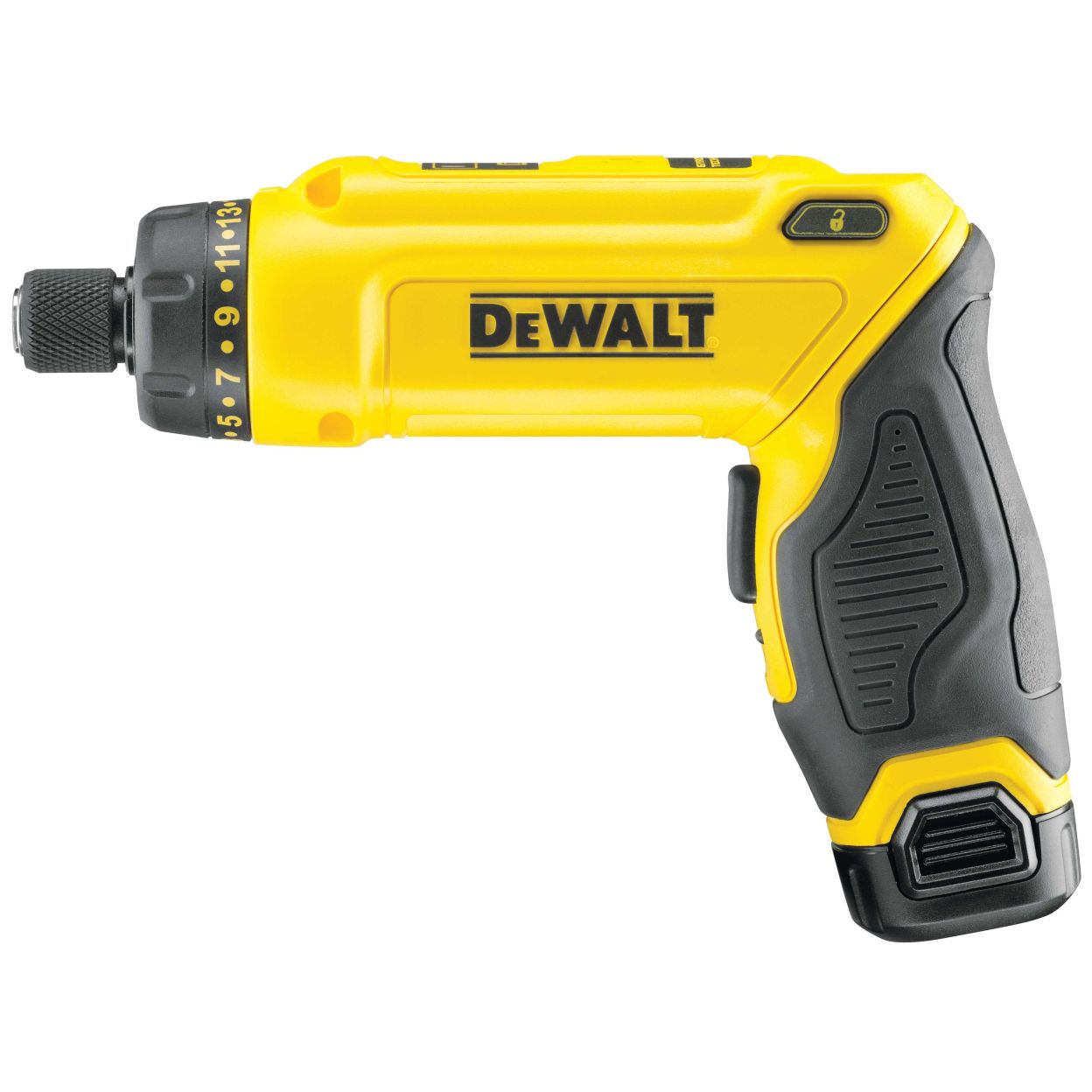 Аккумуляторная отвертка DEWALT DCF680G2, 7.2 В, 430 об/мин, с 2 АКБ 1 Ач и ЗУ, в кейсе (DCF680G2-QW)