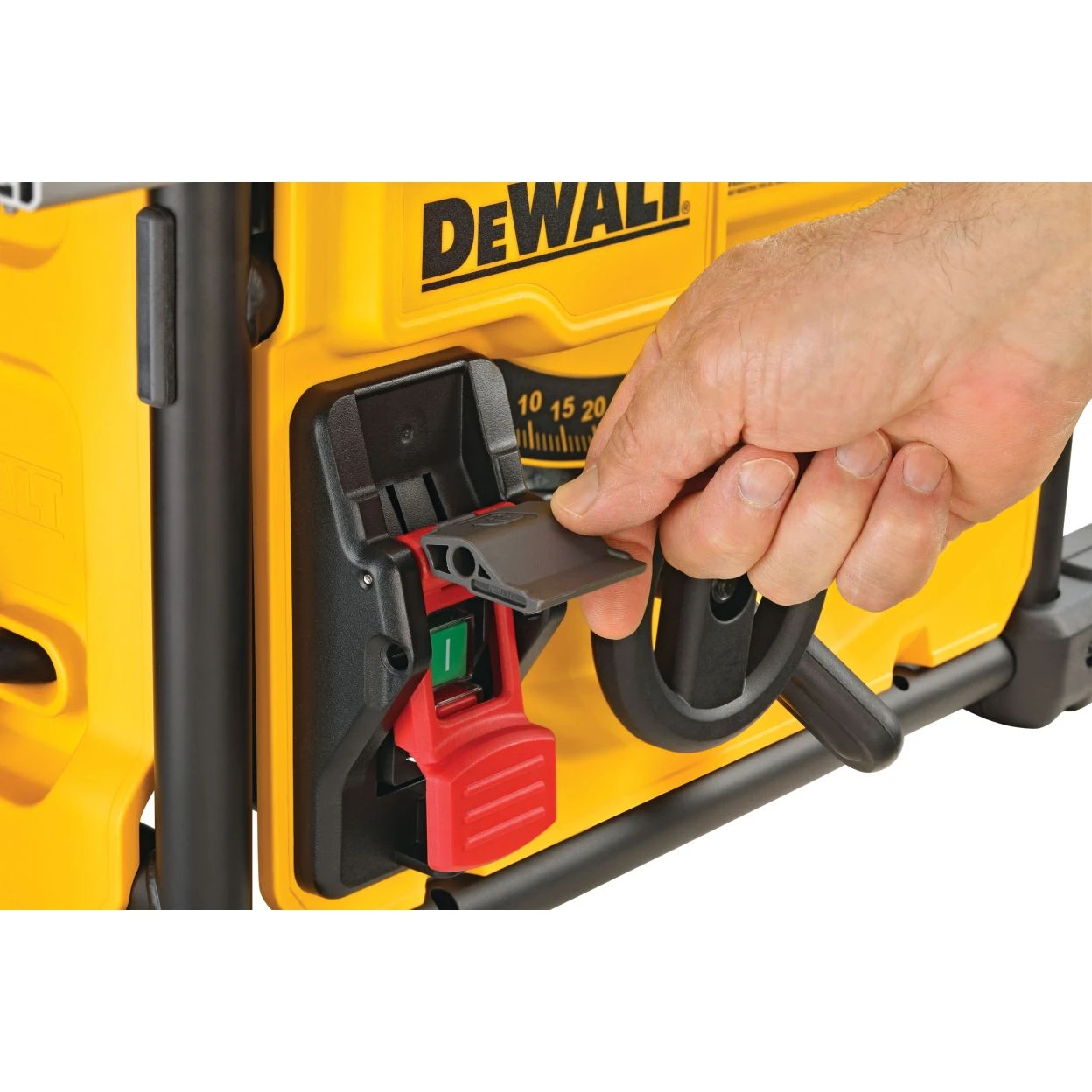 Battery dewalt table saw top