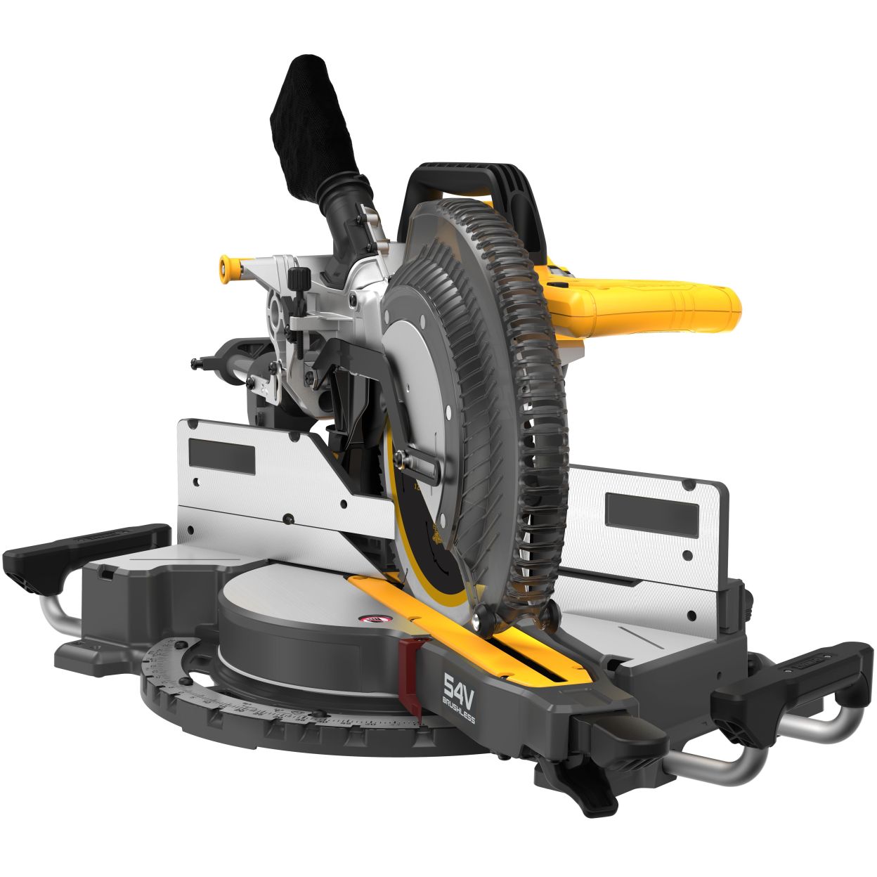 Аккумуляторная торцовочная пила DEWALT DCS781X2, 54 В, 305 мм, 3800 об/мин, с 2 АКБ 3 Ач и ЗУ (DCS781X2-QW)