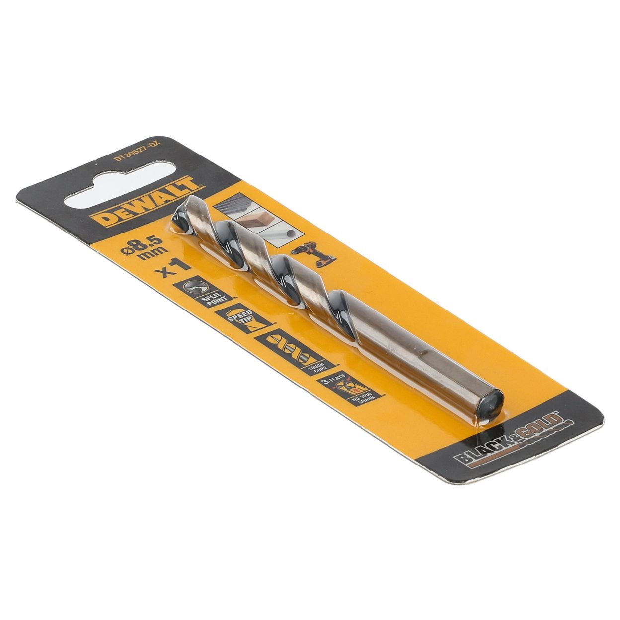 Сверло по металлу DEWALT DT20527, 8.5x75x117 мм, 1 шт. (DT20527-QZ)