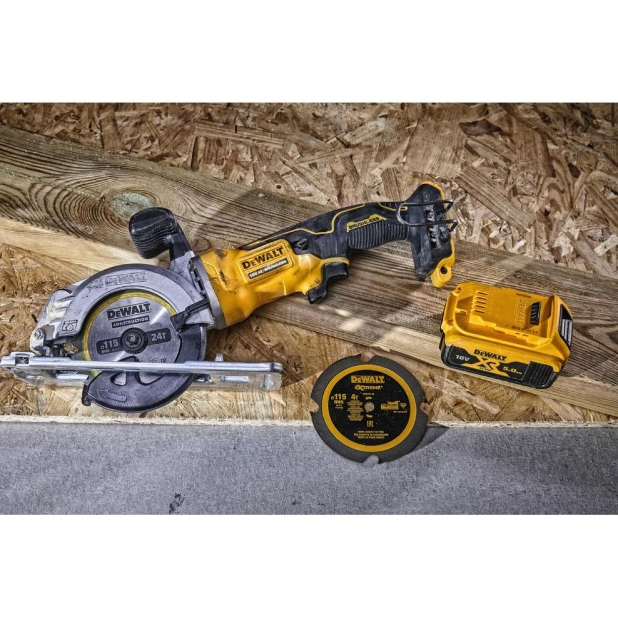 Пильный диск DEWALT DT20421, EXTREME 115 x 9.5 мм 4T