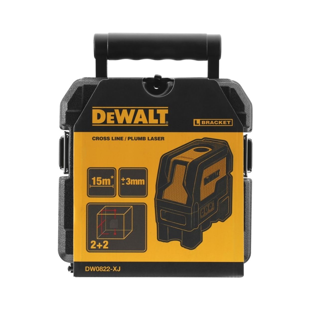 Самовыравнивающийся линейный КРАСНЫЙ лазерный уровень DEWALT DW0822