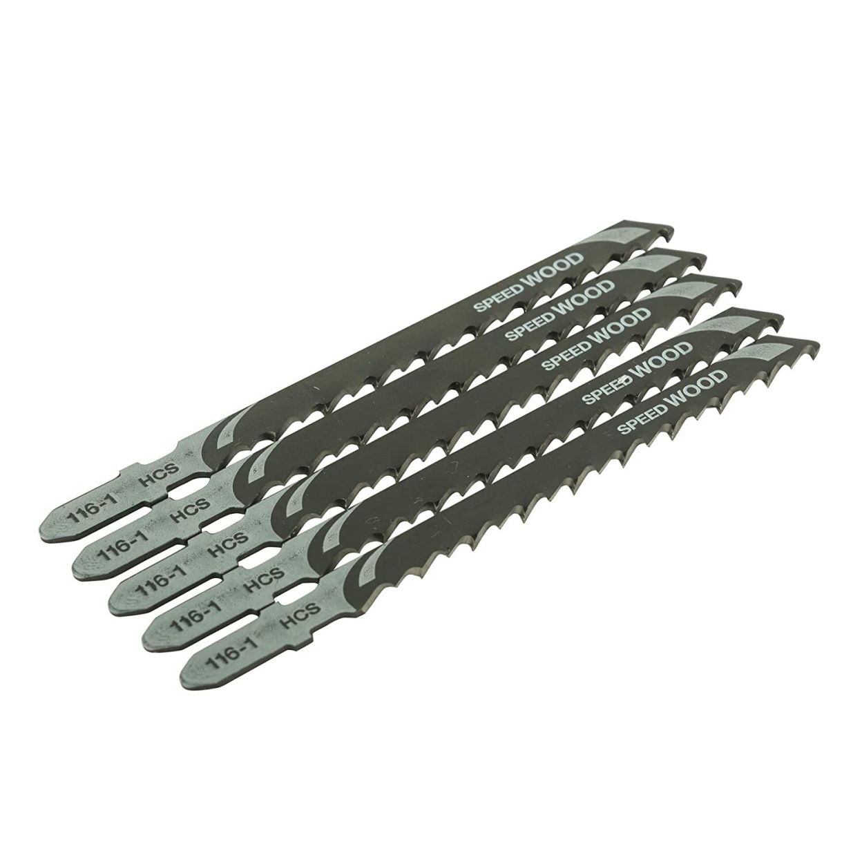 Пилка для лобзика по дереву из высокоуглеродистой стали DEWALT DT2166, HCS, 100 x 68 x 4.0 x 60 мм, T144D, 5 шт.