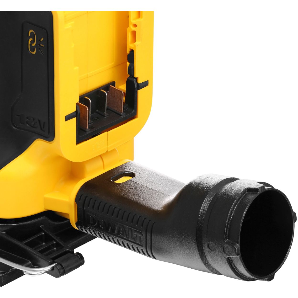 Аккумуляторная плоскошлифовальная машина DEWALT DCW200P2, 18 В, 13500 кол/мин, с 2 АКБ 5 Ач и ЗУ, в кейсе TSTAK (DCW200P2-QW)