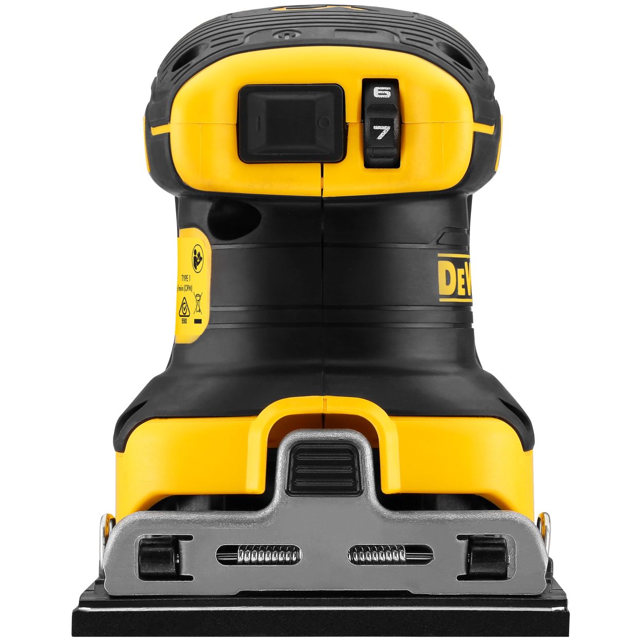 Аккумуляторная плоскошлифовальная машина DEWALT DCW200P2, 18 В, 13500 кол/мин, с 2 АКБ 5 Ач и ЗУ, в кейсе TSTAK (DCW200P2-QW)
