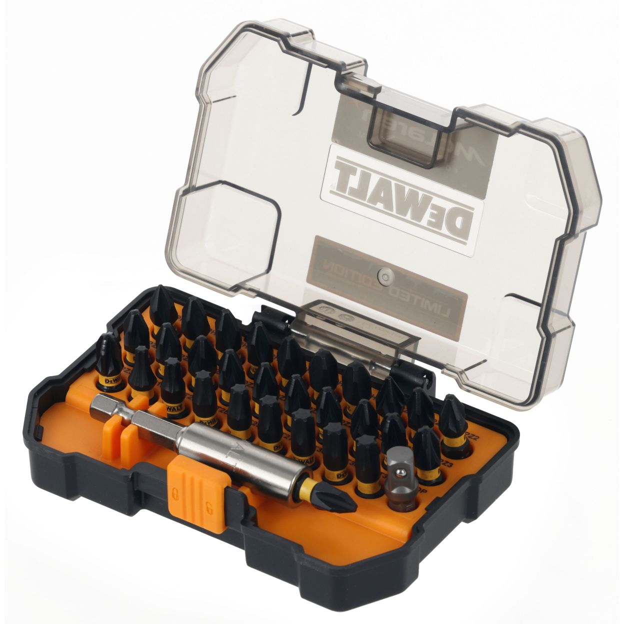 Набор бит DEWALT McLaren Limited Edition DT70901T, PH/PZ/Torx, 25 мм, 32 шт. (DT70901T-QZ)