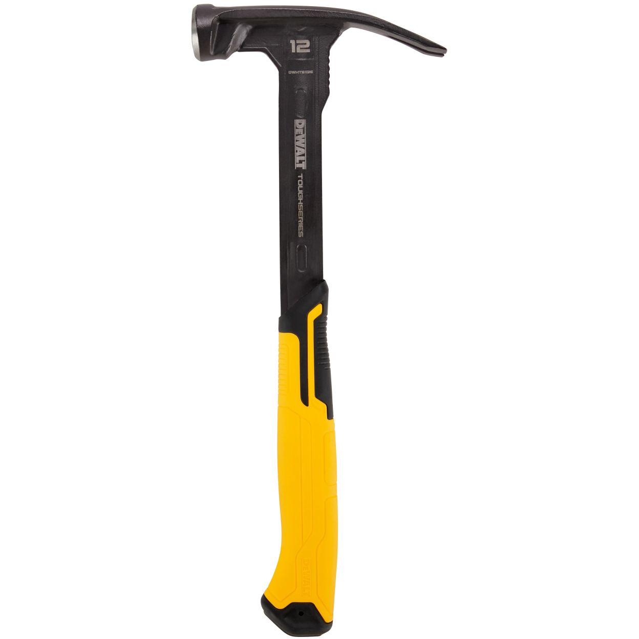 Молоток с прямым заострённым гвоздодёром DEWALT TOUGHSERIES, облегчённый, 340 г (DWHT51135X)