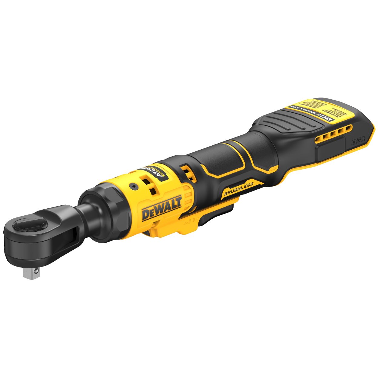 Аккумуляторный угловой гайковерт DEWALT DCF512B, с трещоткой, 20 В, 95 Нм, 250 об/мин, без АКБ и ЗУ (DCF512B-XJ)