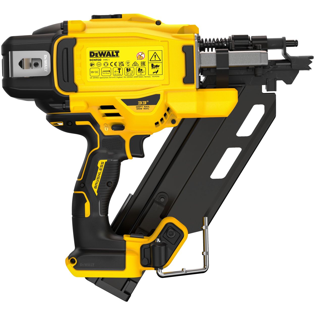 Аккумуляторный набор DEWALT DCK246P2T, 18 В: гвоздезабивные пистолеты DCN930 + DCN660, с 2 АКБ 5 Ач и ЗУ, в кейсе TSTAK