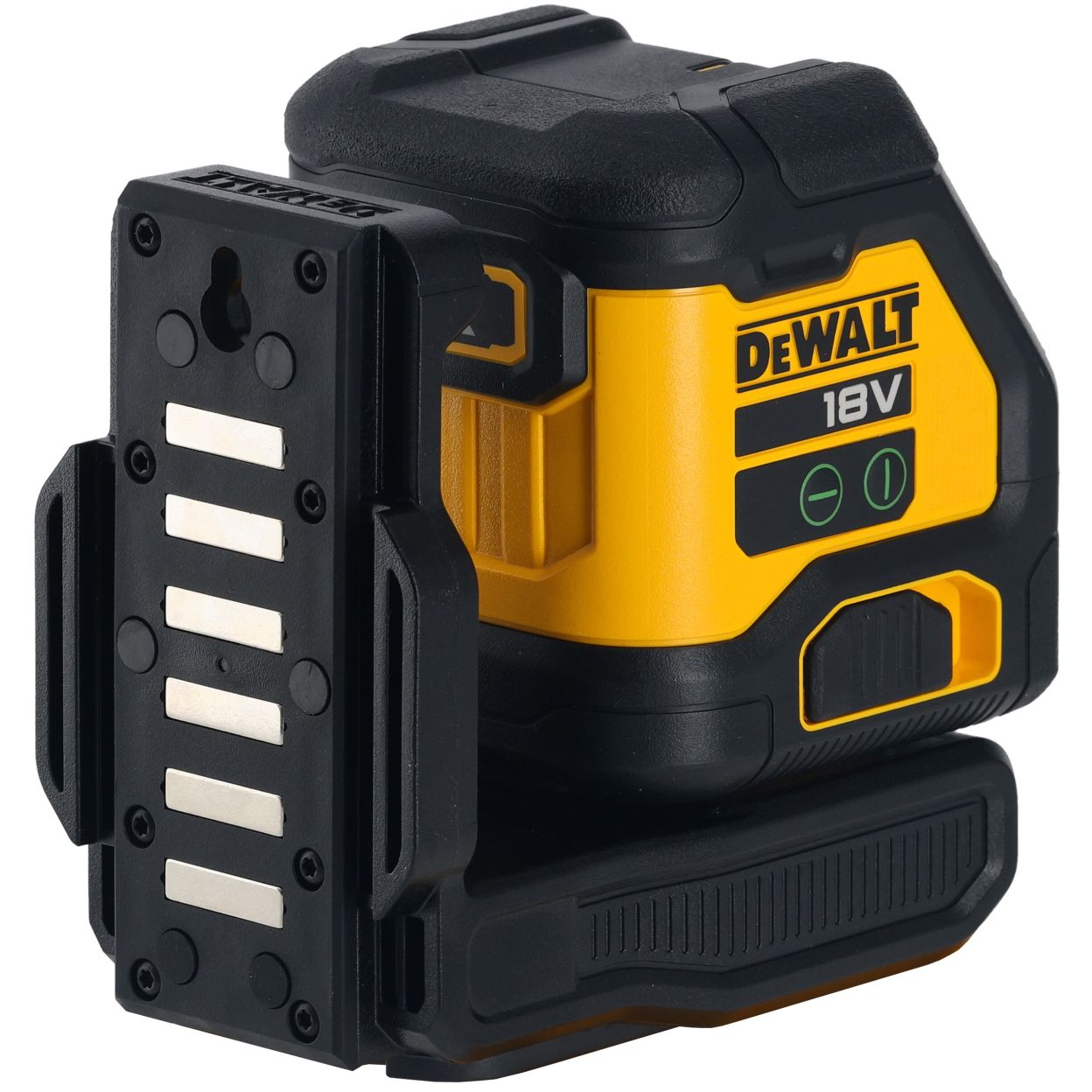 Аккумуляторный лазерный нивелир DEWALT DCLE34021D1, 18 В, зеленый луч, 55 м, с АКБ 2 Ач и ЗУ, в кейсе (DCLE34021D1-QW)