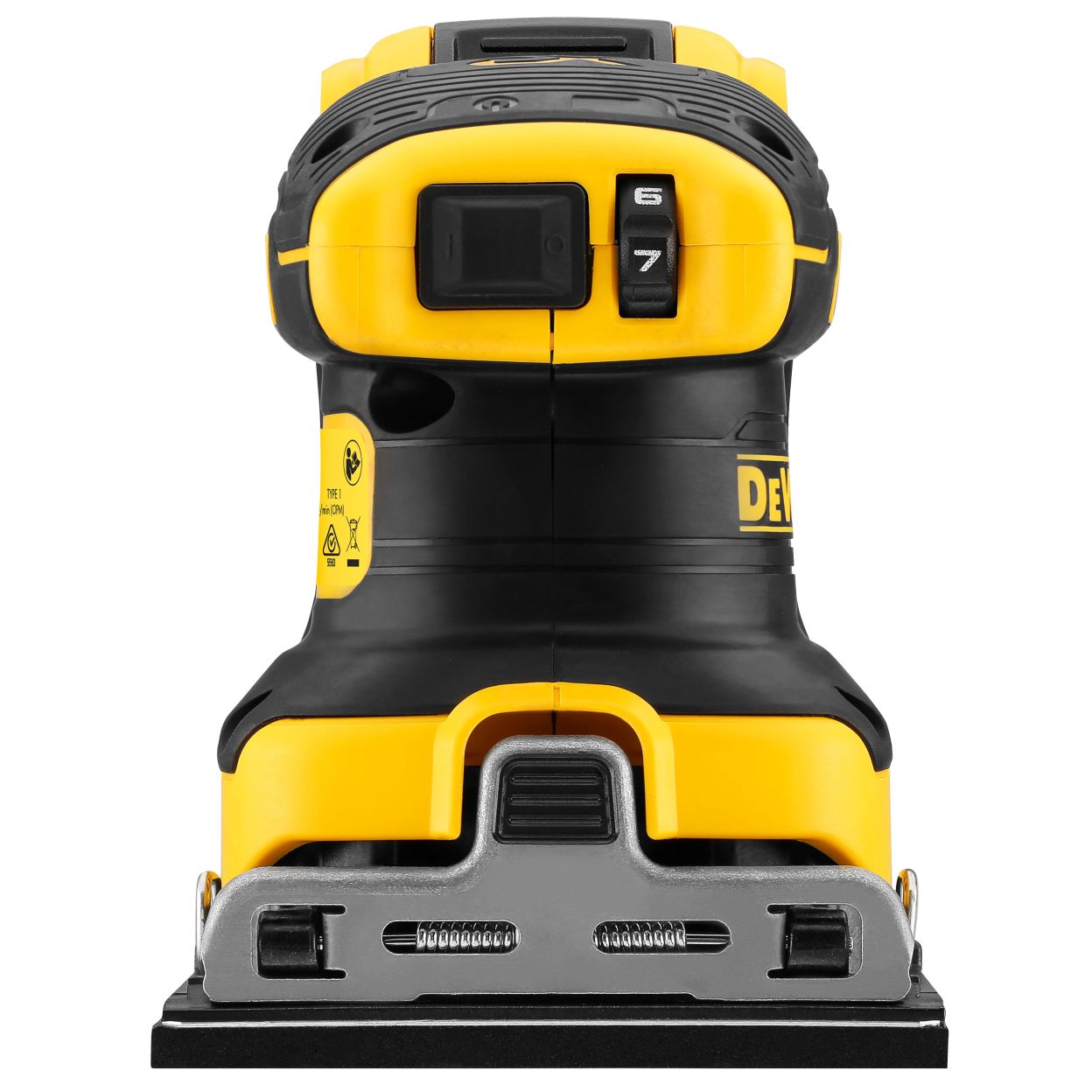 Аккумуляторная плоскошлифовальная машина DEWALT DCW200N, 18 В, 13500 кол/мин, без АКБ и ЗУ (DCW200N-XJ)