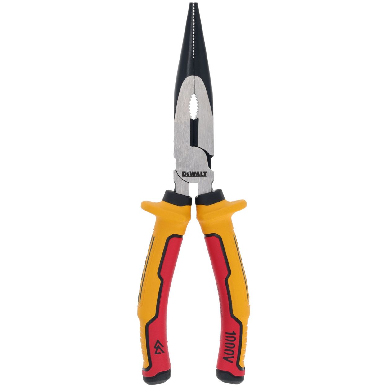 Плоскогубцы DEWALT DWHT82804-0, с удлиненными губками и токоизолирующими рукоятками, 20 см