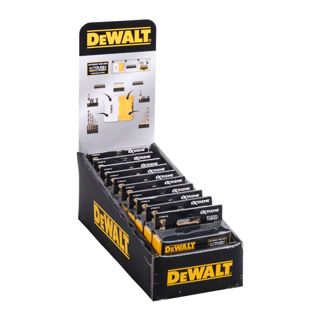 Бита DEWALT PZ2, 57 мм HEX, 7 шт. (DT70821-QZ)