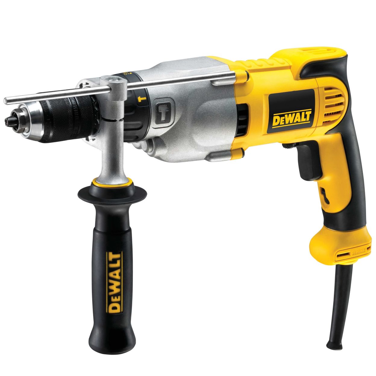 Ударная дрель DEWALT DWD522KS, 950 Вт, 3500 об/мин, 56000 уд/мин, в кейсе (DWD522KS-QS)