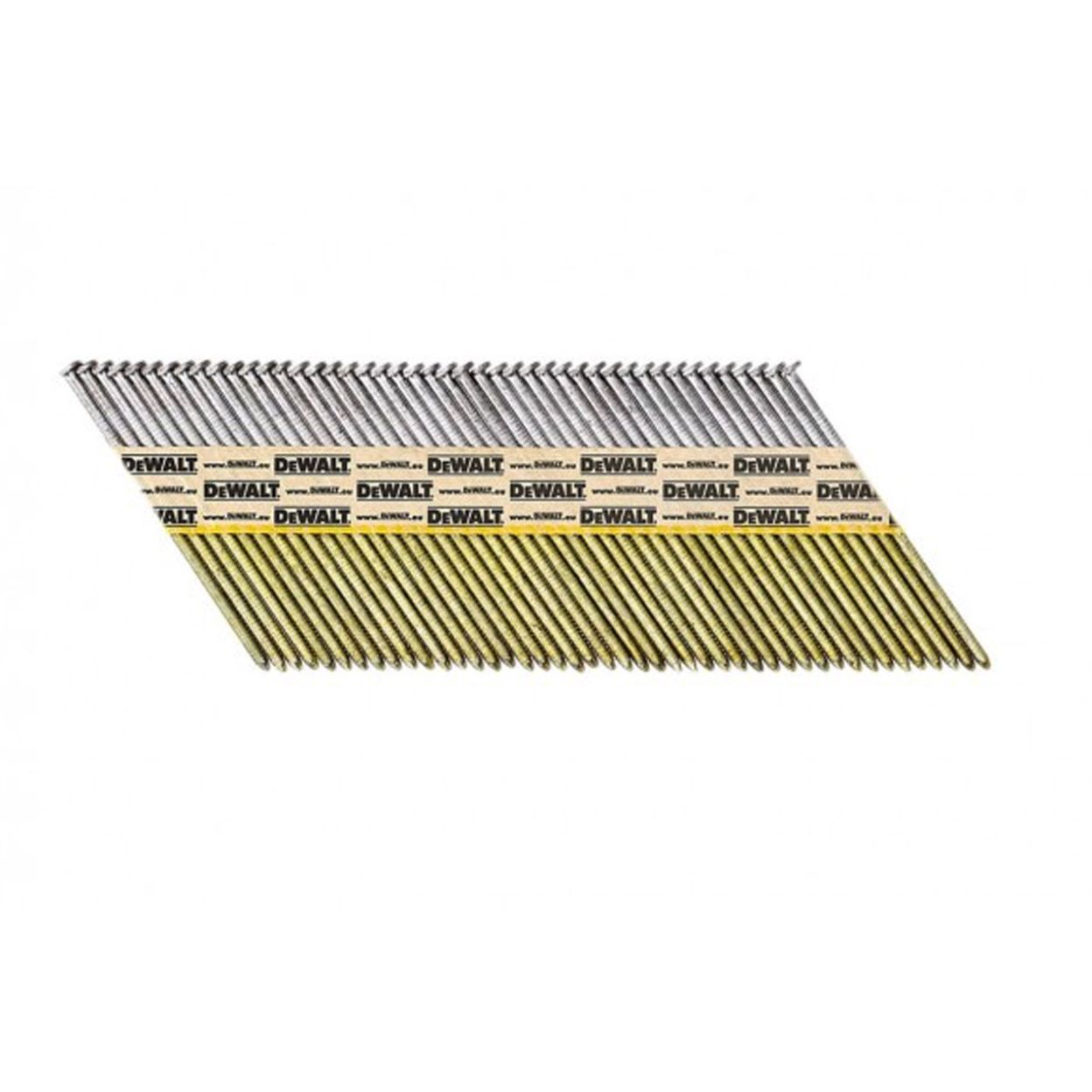 Гвозди DEWALT DNPT28R50Z, для DCN692/DCN690P2, 2,8 x 50 мм, 33°/34°, Без покрытия, Не устойчивы к коррозии, Ребристые, 2200 шт.