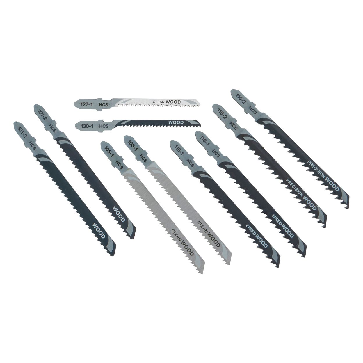 Пилка для лобзика DEWALT DT2290, по дереву, 10 шт. (DT2290-QZ)