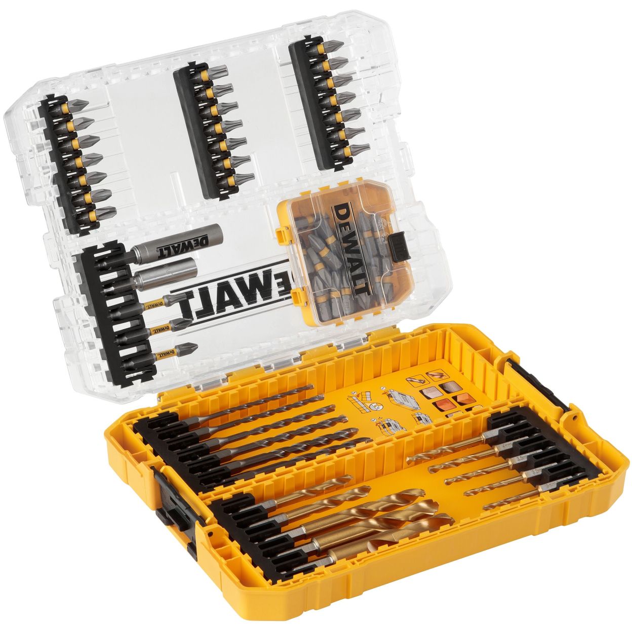 Набор бит и сверл DEWALT DWACS65, 65 шт., в кейсе