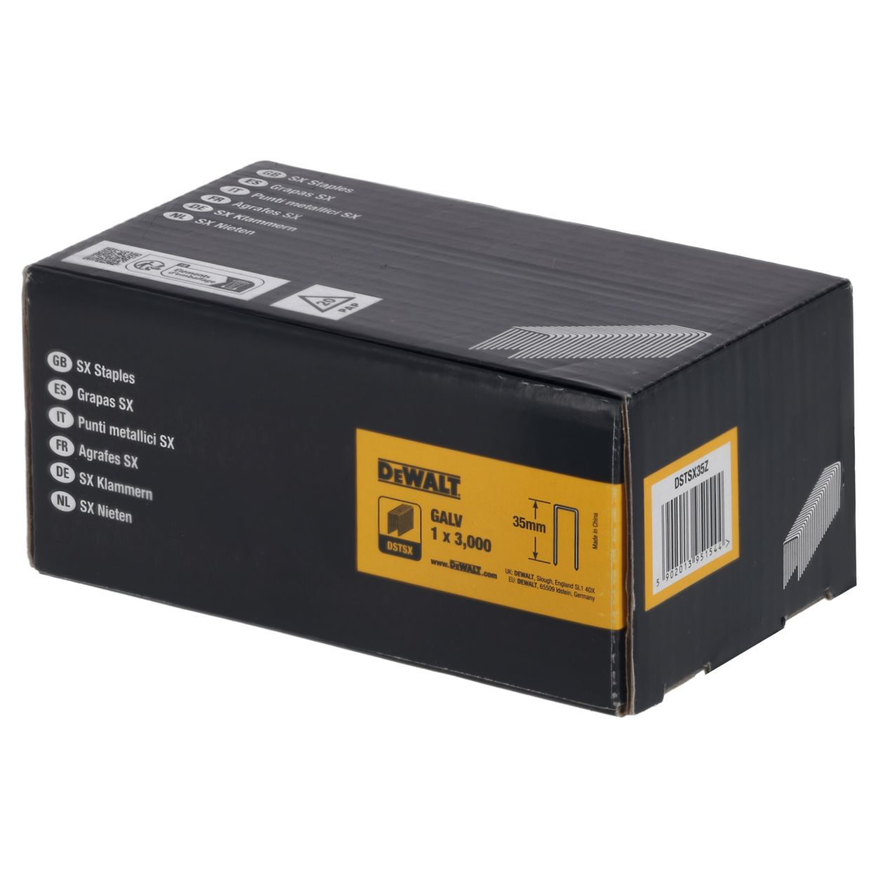 Скобы для степлера DEWALT, 35 мм, 3000 шт., DSTSX35Z