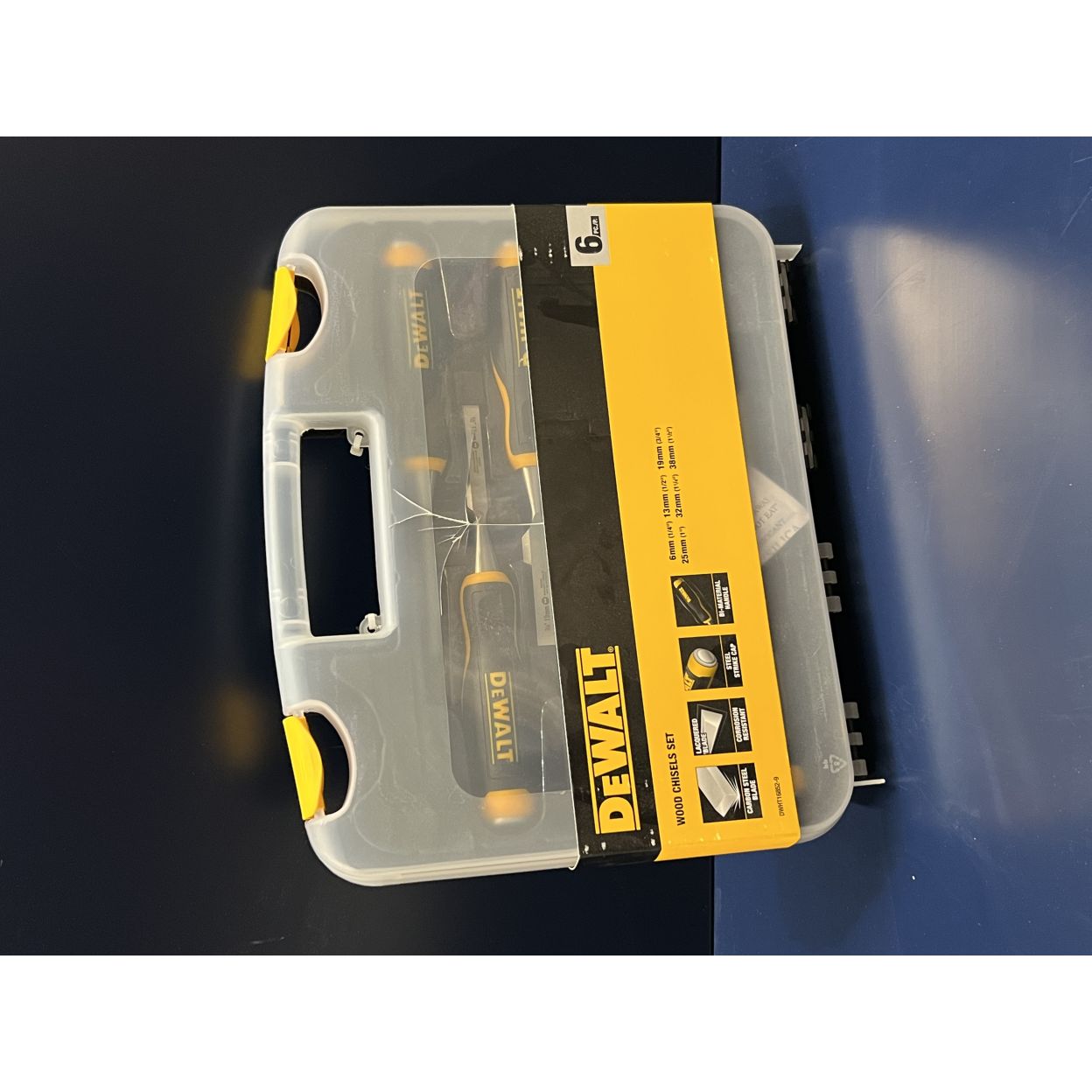 Набор стамесок DEWALT DWHT16852-9, 6-38 мм, 6 шт. (УЦЕНЕННЫЙ ТОВАР)