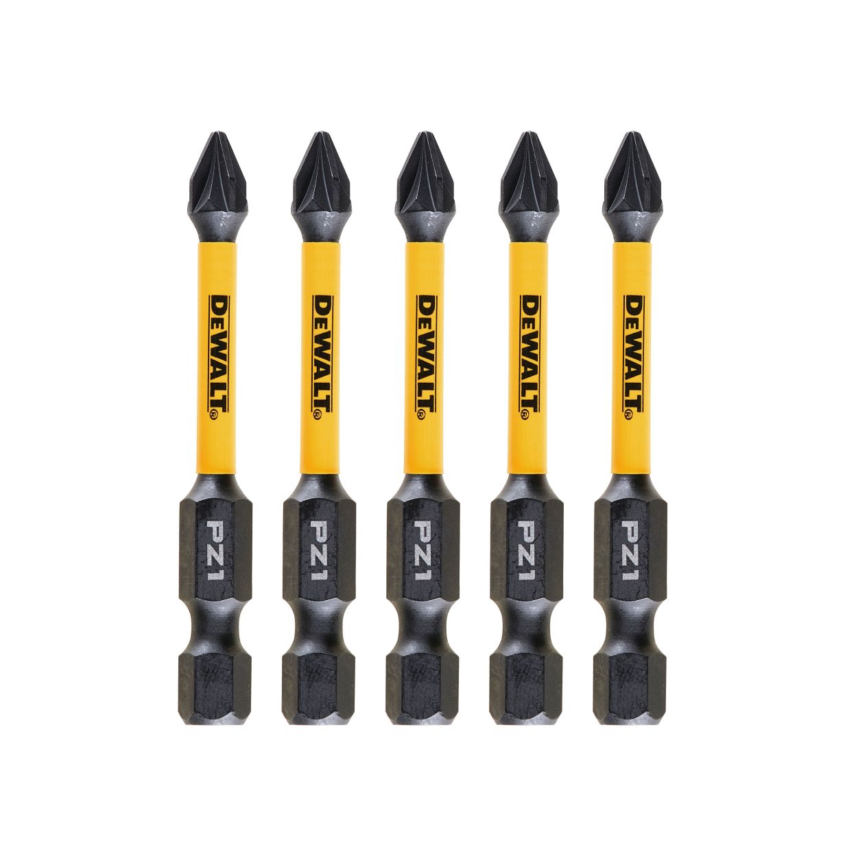 Бита DEWALT PZ1, 50 мм, HEX, 5 шт. (DT7390T-QZ)