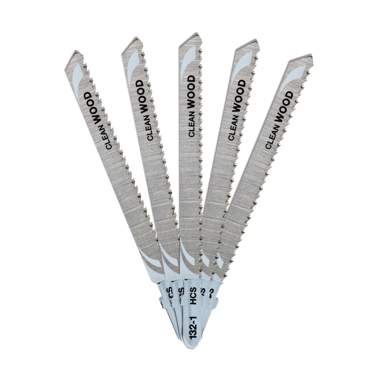 Пилка для лобзика по дереву из высокоуглеродистой стали DEWALT DT2053, HCS, 100 x 73 x 2.5 x 40 мм, T101BR, 5 шт.