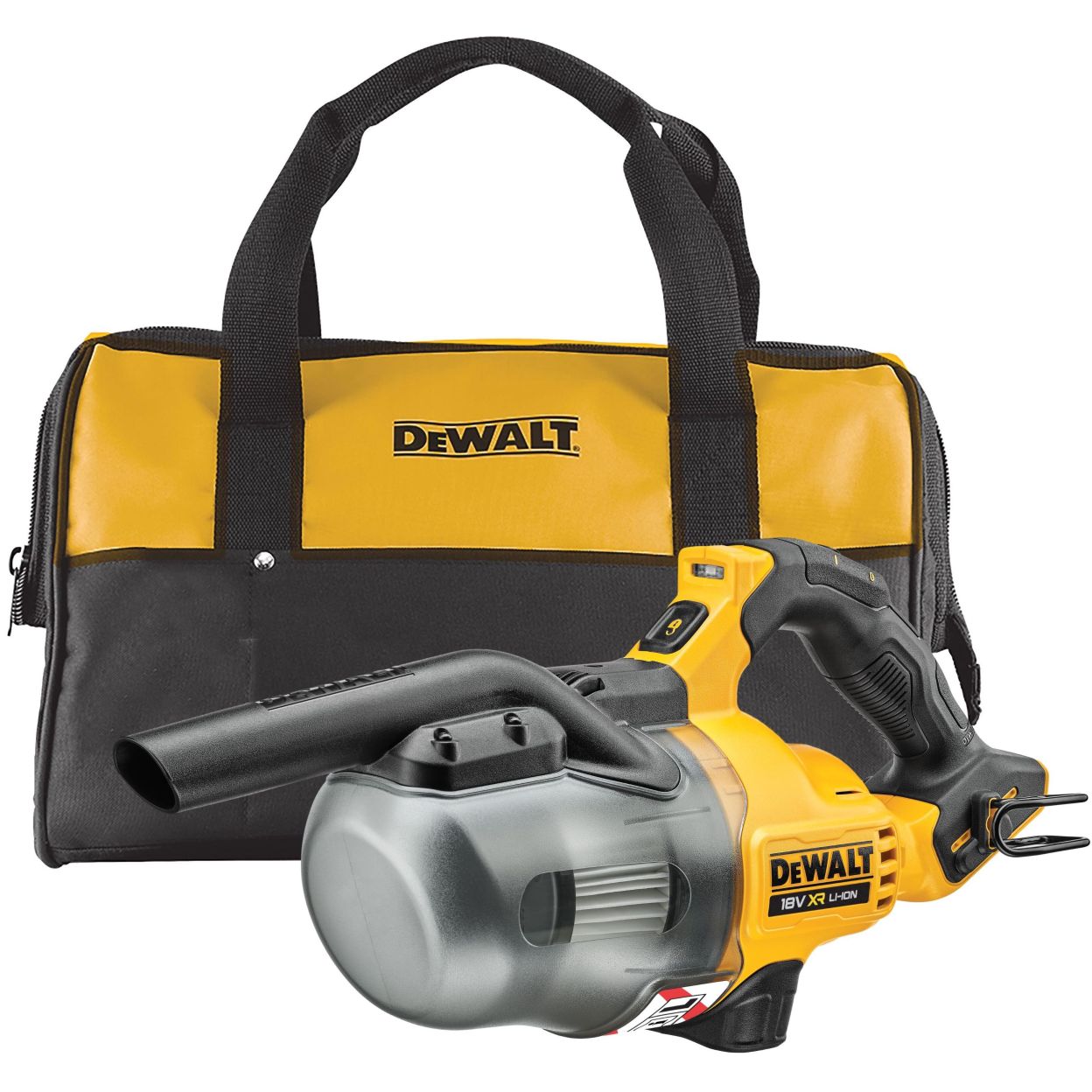 Аккумуляторный пылесос DEWALT DCV501LN, 18 В, 0.75 л, без АКБ и ЗУ, в сумке (DCV501LN-XJ)