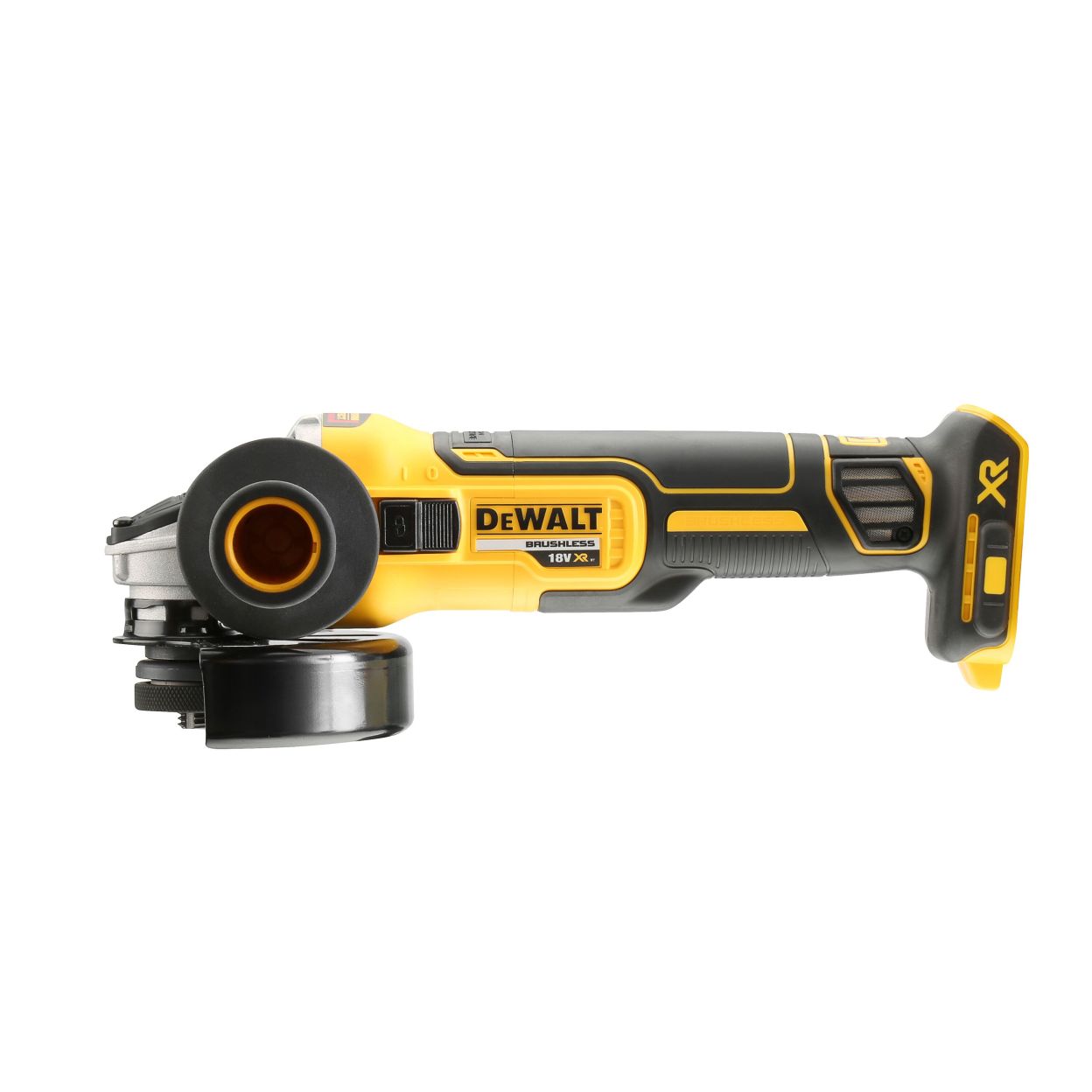Аккумуляторная угловая шлифмашина DEWALT DCG405N, 18 В, 125 мм, 9000 об/мин, без АКБ и ЗУ (DCG405N-XJ)