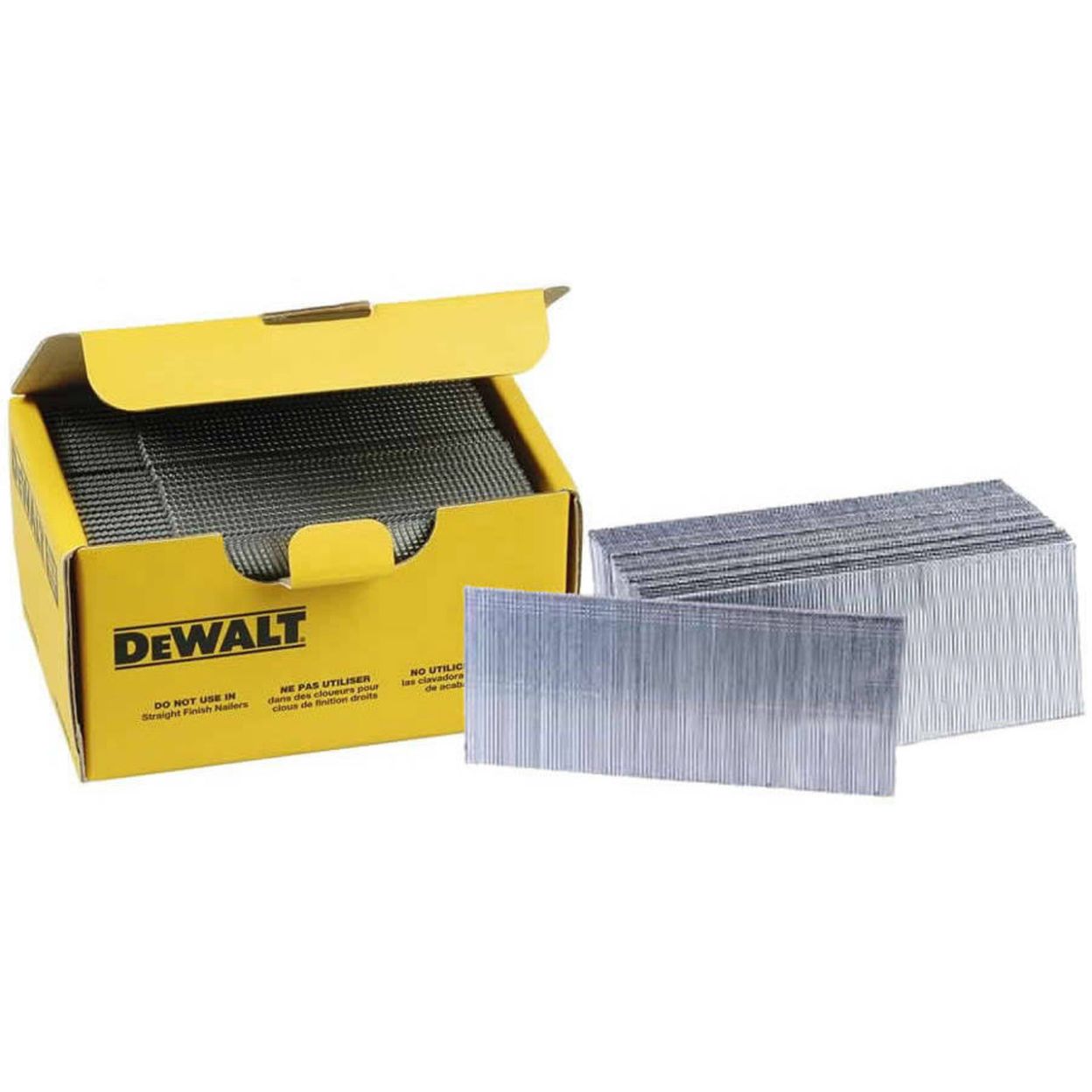 Гвозди для нейлера 18Ga, DeWALT DNBT1825SZ прямая шпилька, 1.25/25мм, нерж. 5000 шт/пач