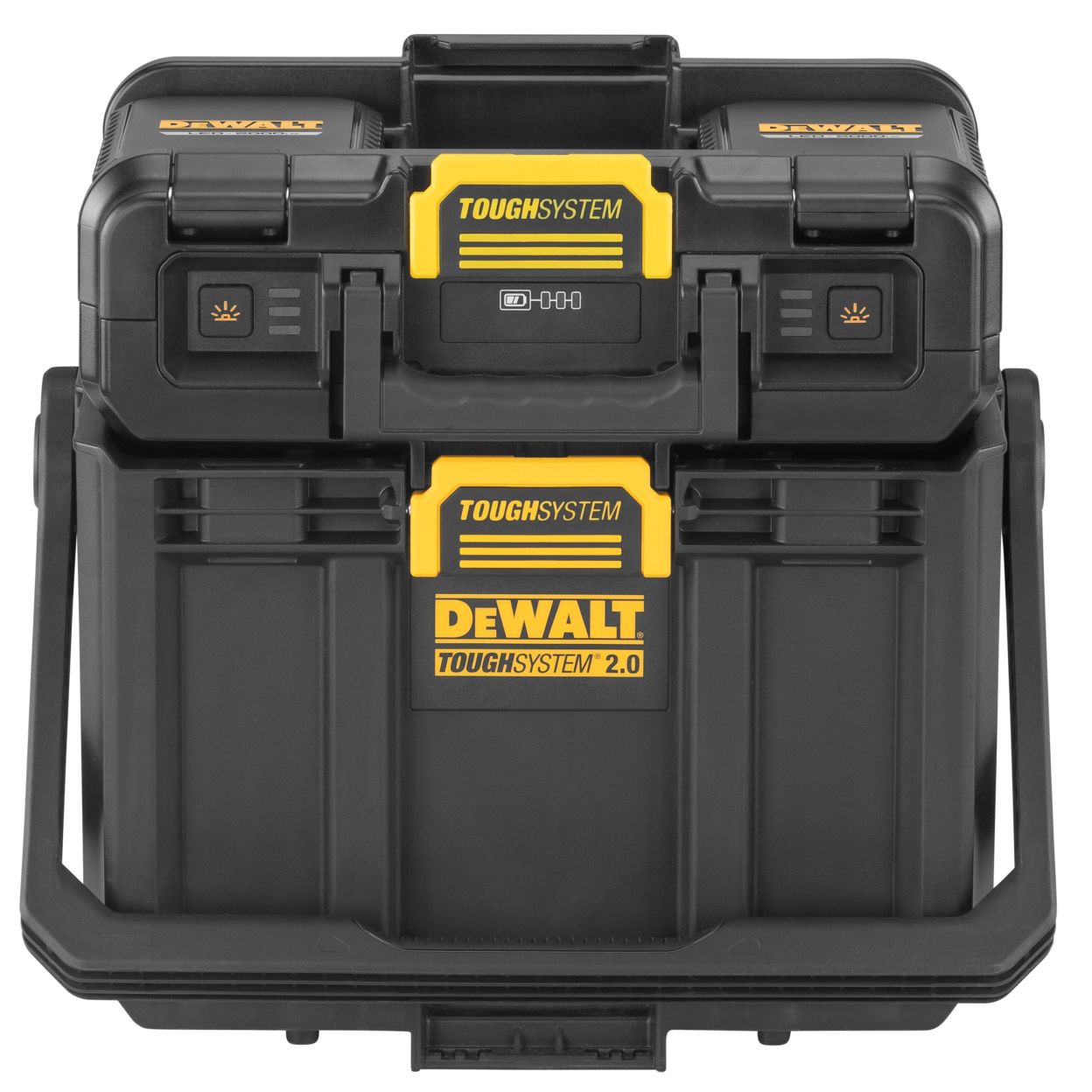 Ящик для инструмента DEWALT TOUGHSYSTEM DWST08061-1, c прожекторами, 4000 лм, 14 л