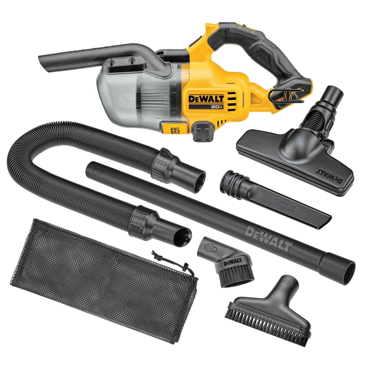 Аккумуляторный пылесос DEWALT DCV501LN, 18 В, 0.75 л, без АКБ и ЗУ, в сумке (DCV501LN-XJ)