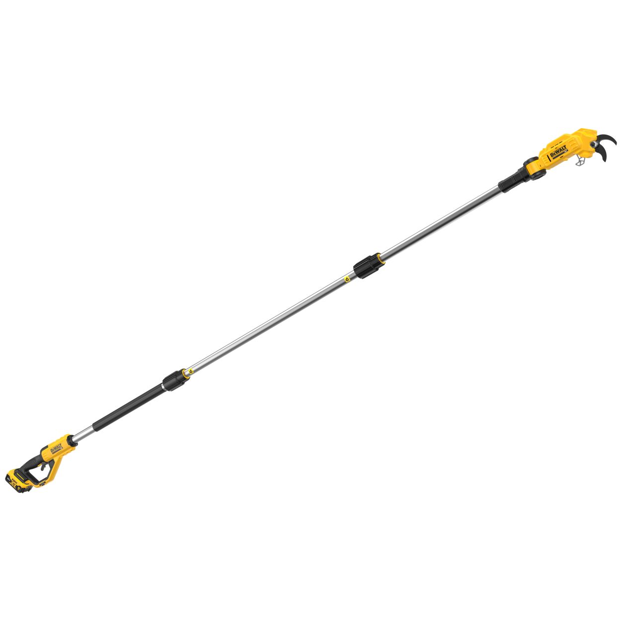 Аккумуляторный высотный секатор DEWALT DCMPP569P1, 18 В, рез до 38 мм, с АКБ 5 Ач и ЗУ (DCMPP569P1-QW)