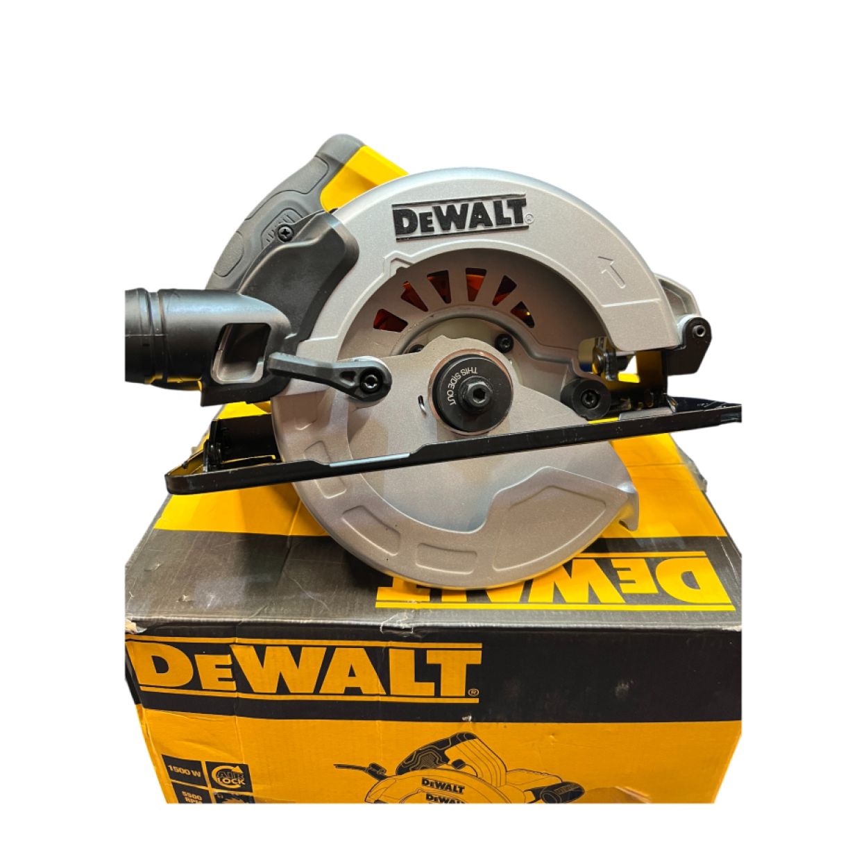 Дисковая пила DEWALT DWE5615, 1500 Вт, 190 мм, 5500 об/мин, (УЦЕНЕННЫЙ ТОВАР) (DWE5615-QS/U)