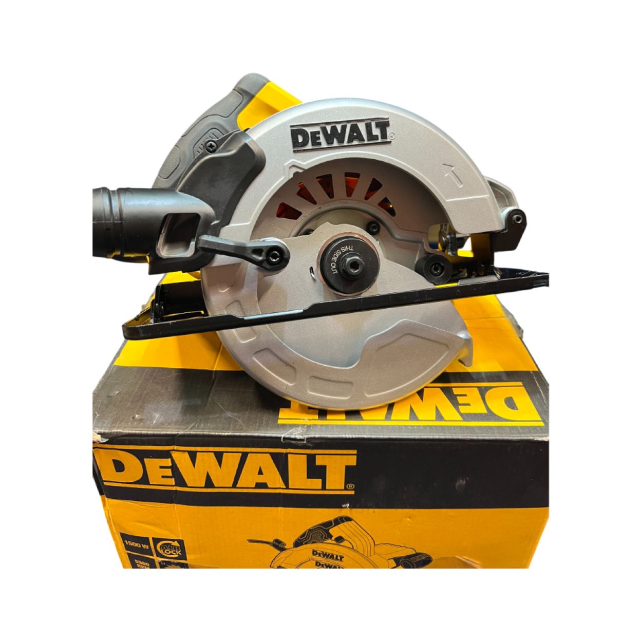 Дисковая пила DEWALT DWE5615, 1500 Вт, 190 мм, 5500 об/мин, (УЦЕНЕННЫЙ ТОВАР) (DWE5615-QS/U)