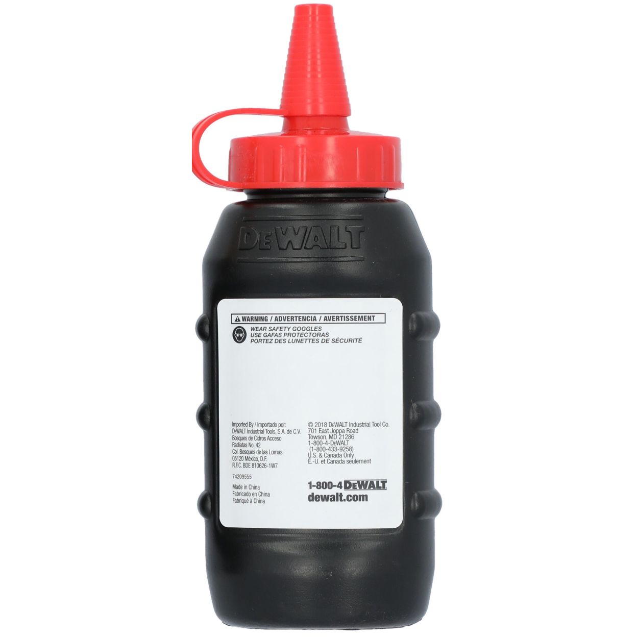 Разметочный комплект DEWALT DWHT47374L: катушка со шнуром, 30 м, и порошковый мел, красный, 113 г