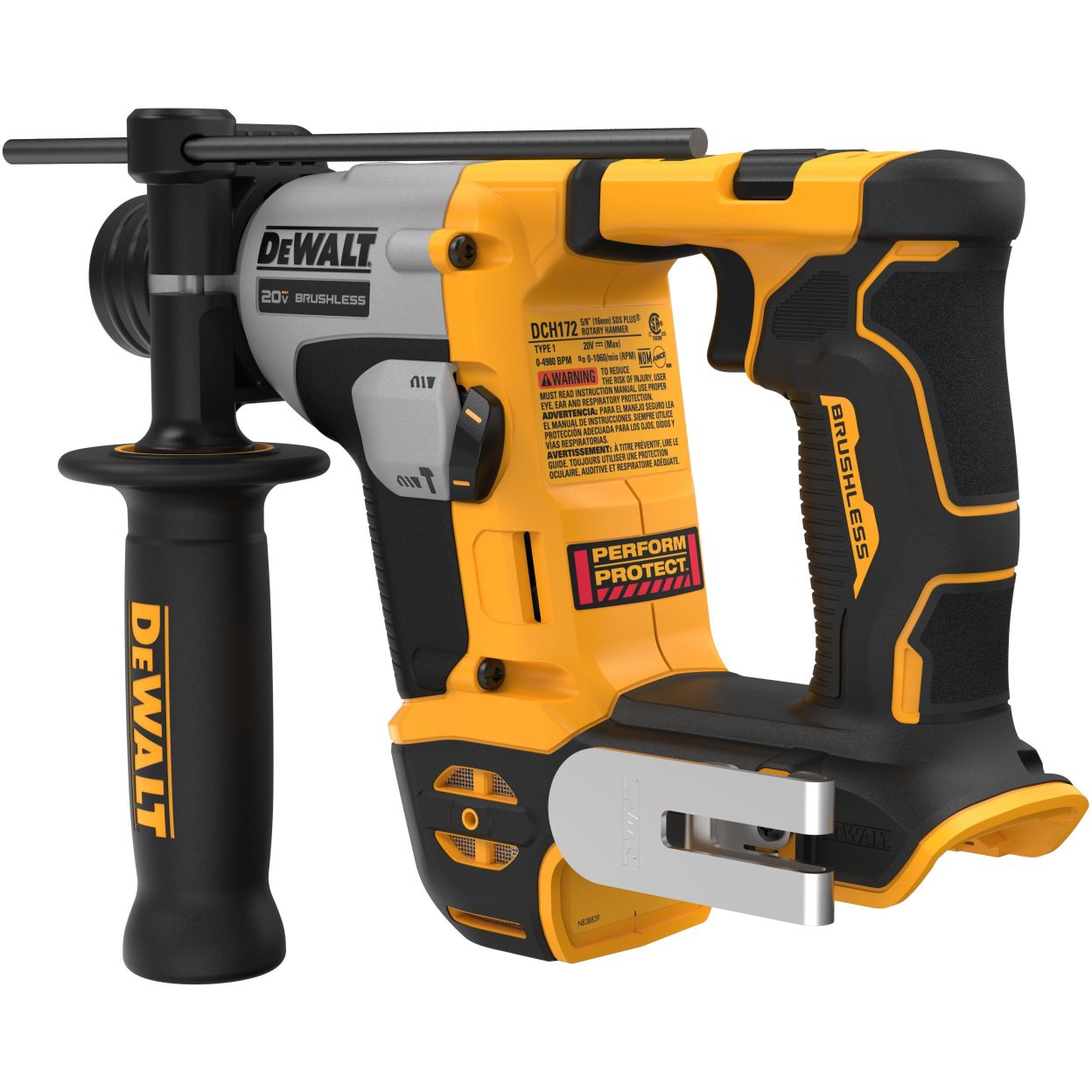 Аккумуляторный перфоратор DEWALT DCH172BP1, 20 В, 1.4 Дж, 4980 уд/мин, с АКБ 5 Ач и ЗУ (DCH172BP1-XJ)